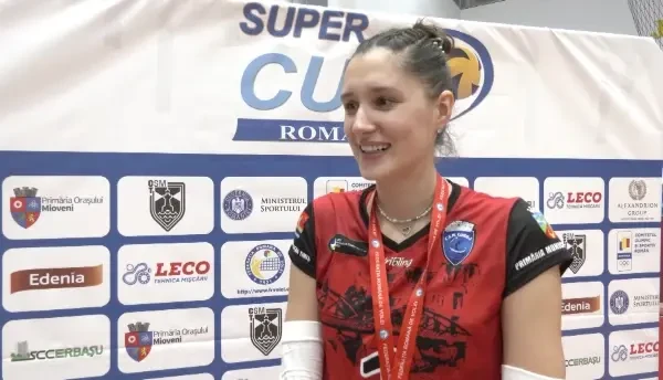 Declarațiile Andreei Gemănariu după ce a câștigat Supercupa României la volei