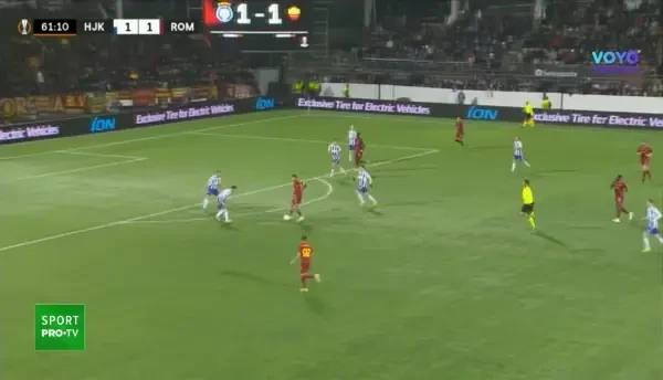 HJK Helsinki - AS Roma 1-2 | Golul marcat de Abraham