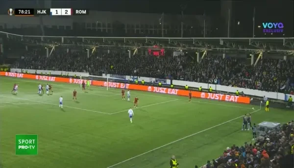 HJK Helsinki - AS Roma 1-2 | Golul marcat de gazde, prin Hetemaj