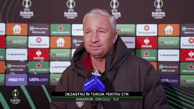Dan Petrescu a concluzionat meciul Sivasspor - CFR Cluj 3-0: &bdquo;Penalty, offside și autogol!&rdquo;