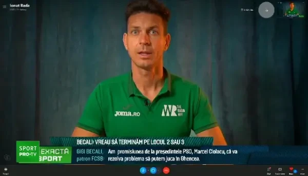 Ionuț Rada: "Marian Huja este o soluție pentru apărarea lui FCSB"