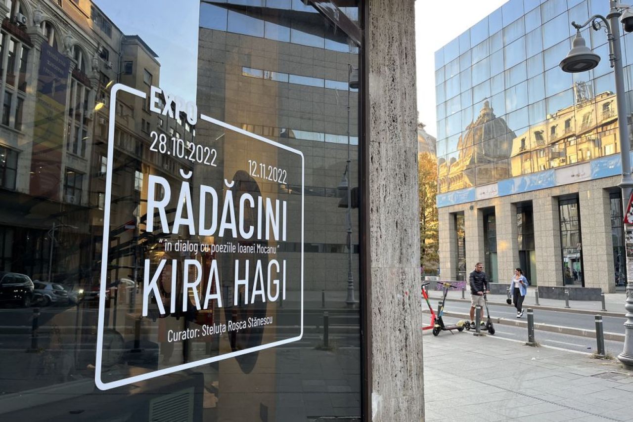 Kira Hagi și-a lansat o expoziție inedită de pictură. Ilie Dumitrescu a cumpărat un tablou de 1.000 de euro_1