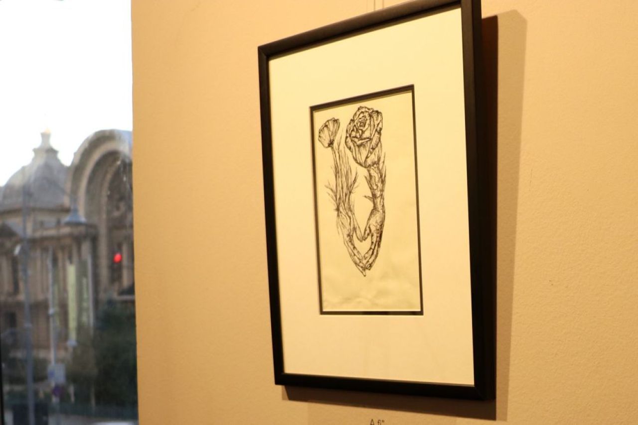 Kira Hagi și-a lansat o expoziție inedită de pictură. Ilie Dumitrescu a cumpărat un tablou de 1.000 de euro_6