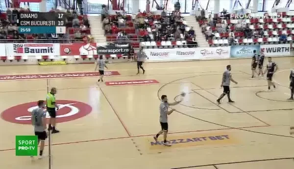 Ultimele cinci minute din CS Dinamo - CSM București, LIVE pe Pro Arena și VOYO