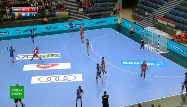 Ultimele cinci minute din prima repriză: Ungaria - România, în direct pe Pro Arena și VOYO