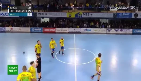 Ultimele cinci minute din repriza secundă: Potaissa Turda - CSM Constanța