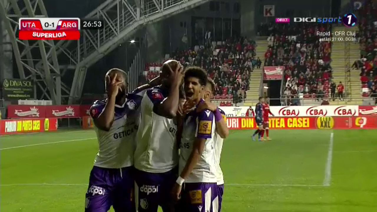UTA Arad - FC Argeş 0-1 | Cu doi oameni în plus, oaspeții s-au impus grație reușitei lui Garita din prima repriză_3