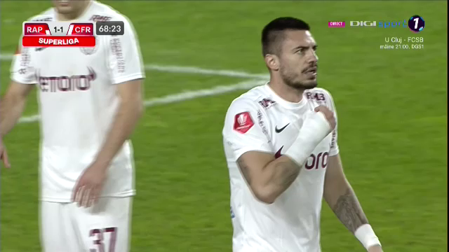 Fază controversată în Rapid - CFR Cluj: giuleștenii au primit penalty! Reacție dură a lui Mihai Stoica: „E grav!” _11