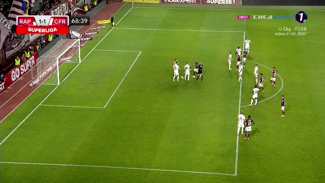 Fază controversată în Rapid - CFR Cluj: giuleștenii au primit penalty! Reacție dură a lui Mihai Stoica: „E grav!” _12