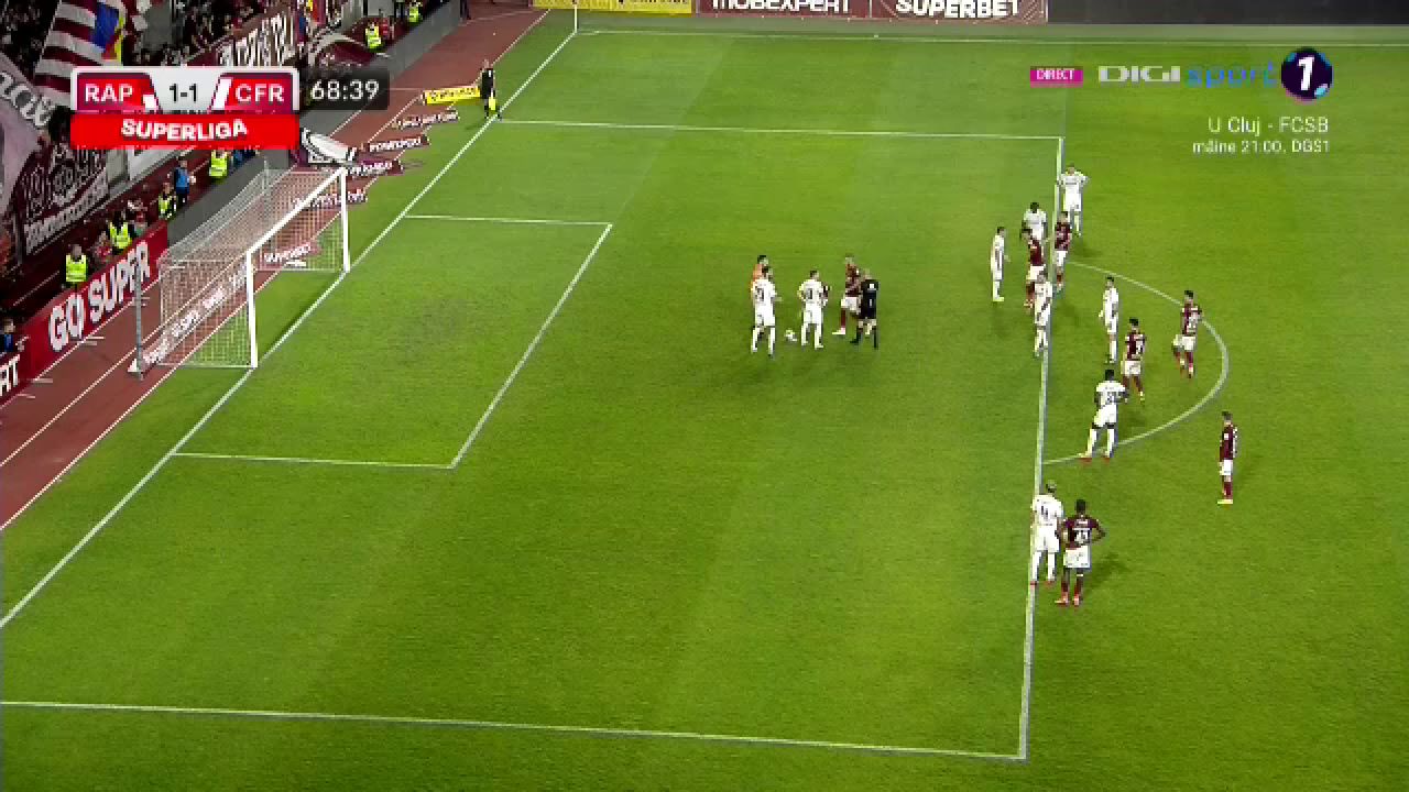 Fază controversată în Rapid - CFR Cluj: giuleștenii au primit penalty! Reacție dură a lui Mihai Stoica: „E grav!” _12