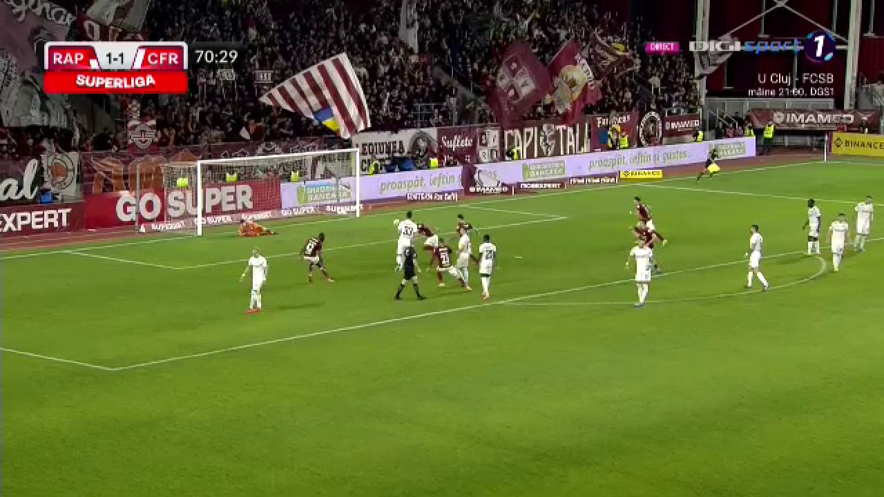 Fază controversată în Rapid - CFR Cluj: giuleștenii au primit penalty! Reacție dură a lui Mihai Stoica: „E grav!” _14