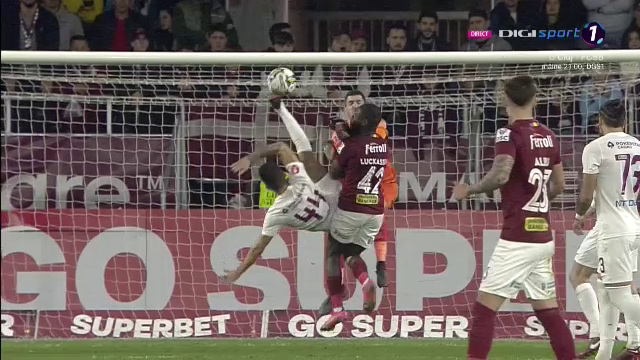 Cătălin Popa nu a ținut cont de indicațiile lui Ovidiu Hațegan la Rapid - CFR Cluj 2-1! Arbitrul a refuzat să revadă faza _3