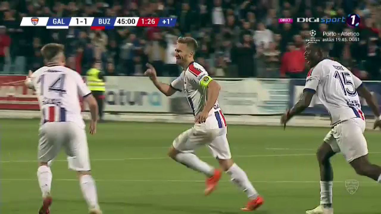 Goluri de Champions League în Oțelul Galați - Gloria Buzău! Execuții spectaculoase_11
