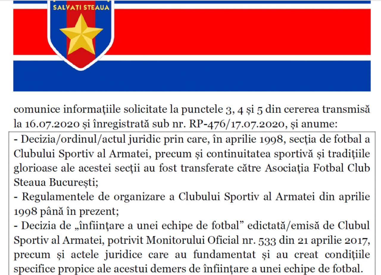 De ce FCSB este continuatoarea Stelei: asociația ”Salvați Steaua” contraatacă în războiul cu CSA Steaua!_2