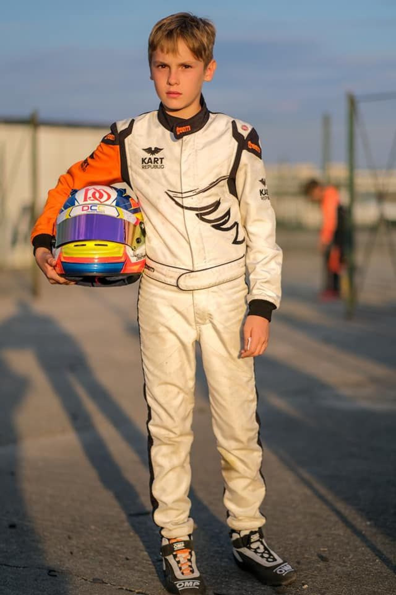 La 12 ani, Cristian Velciu e dublu campion național de karting.