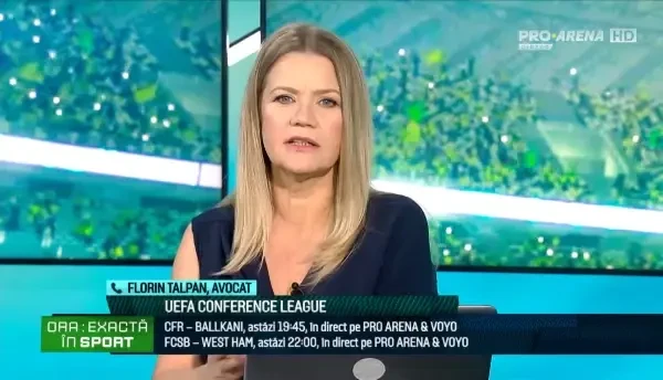 Florin Talpan, în direct la emisiunea Ora Exactă în Sport