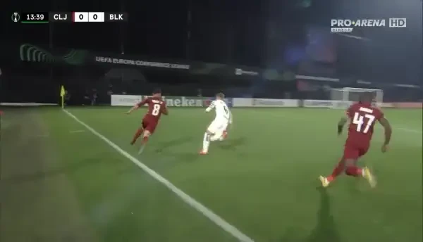 CFR Cluj - FC Ballkani | Ratare CFR Cluj (minutul 13)