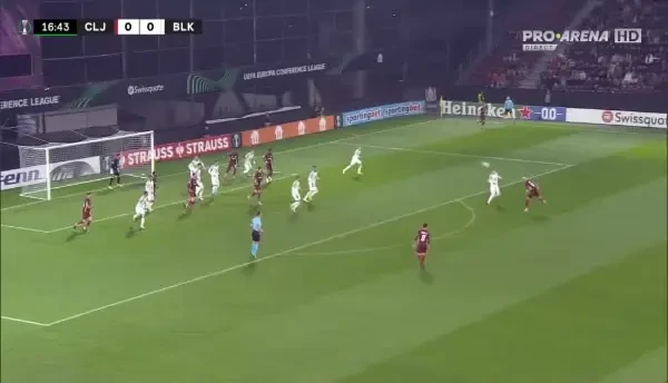 CFR Cluj - FC Ballkani | Gol Boateng (minutul 17)