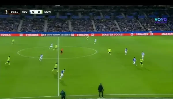 Real Sociedad - Manchester United 0-1 (Garnacho 17 )