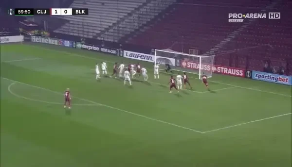 CFR Cluj - FC Ballkani | Ratare CFR Cluj (minutul 60)
