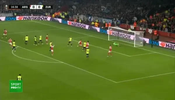 Arsenal - FC Zurich 1-0 (Tierney 17')