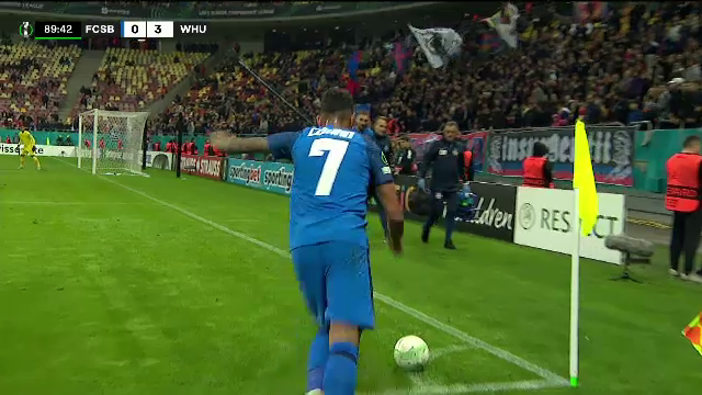 Ratare monumentală în FCSB - West Ham 0-3! Risto Radunovic nu a putut să înscrie din doi metri. Cum s-a întâmplat totul_3