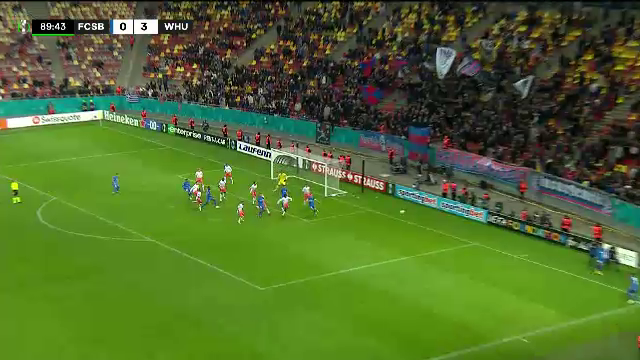 Ratare monumentală în FCSB - West Ham 0-3! Risto Radunovic nu a putut să înscrie din doi metri. Cum s-a întâmplat totul_5