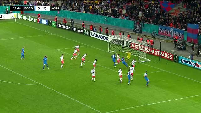 Ratare monumentală în FCSB - West Ham 0-3! Risto Radunovic nu a putut să înscrie din doi metri. Cum s-a întâmplat totul_9