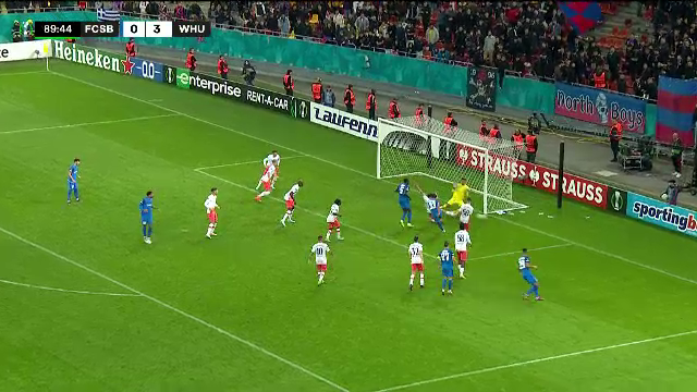 Ratare monumentală în FCSB - West Ham 0-3! Risto Radunovic nu a putut să înscrie din doi metri. Cum s-a întâmplat totul_10