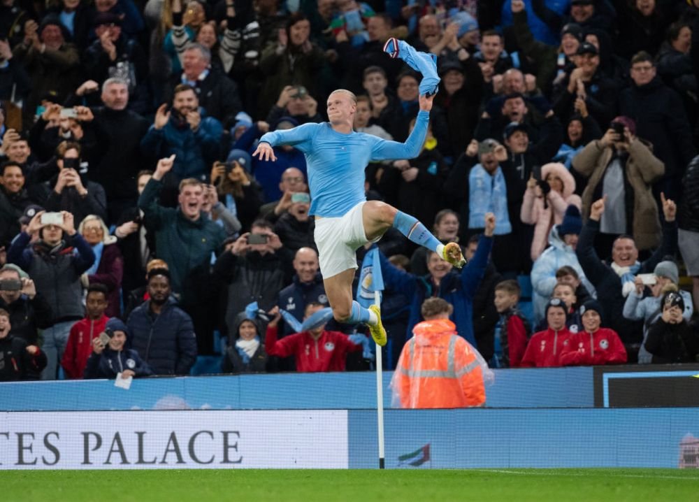 Erling Haaland a marcat golul victoriei în minutul 94. Reacția genială a lui Guardiola și ce recorduri a mai stabilit norvegianul_9