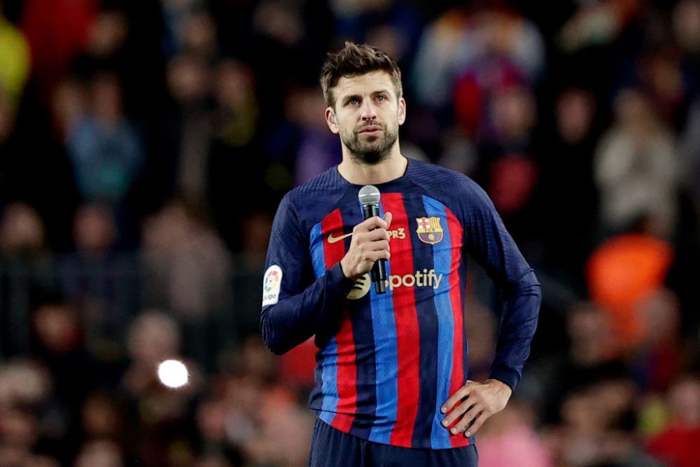 Gerard Pique, în lacrimi după ultimul meci jucat pe Camp Nou. Momente emoționante la Barcelona_14