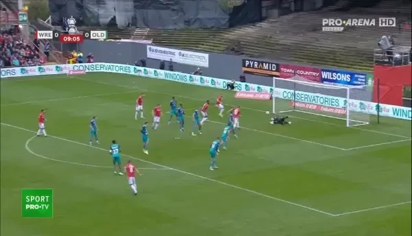 Wrexham - Oldham | Dalby a deschis scorul după o fază superbă a gazdelor