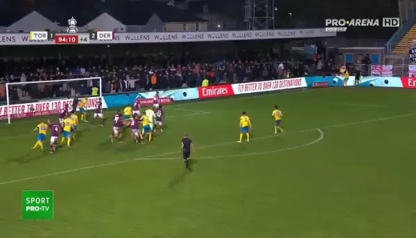 Torquay - Derby 2-2 | Goodwin 90+5'