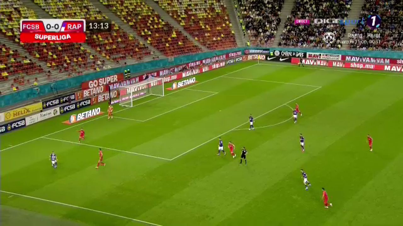 FCSB a deschis scorul în meciul cu Rapid după o gafă uriașă în defensiva giuleștenilor!_1