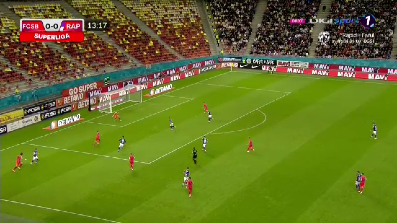 FCSB a deschis scorul în meciul cu Rapid după o gafă uriașă în defensiva giuleștenilor!_4