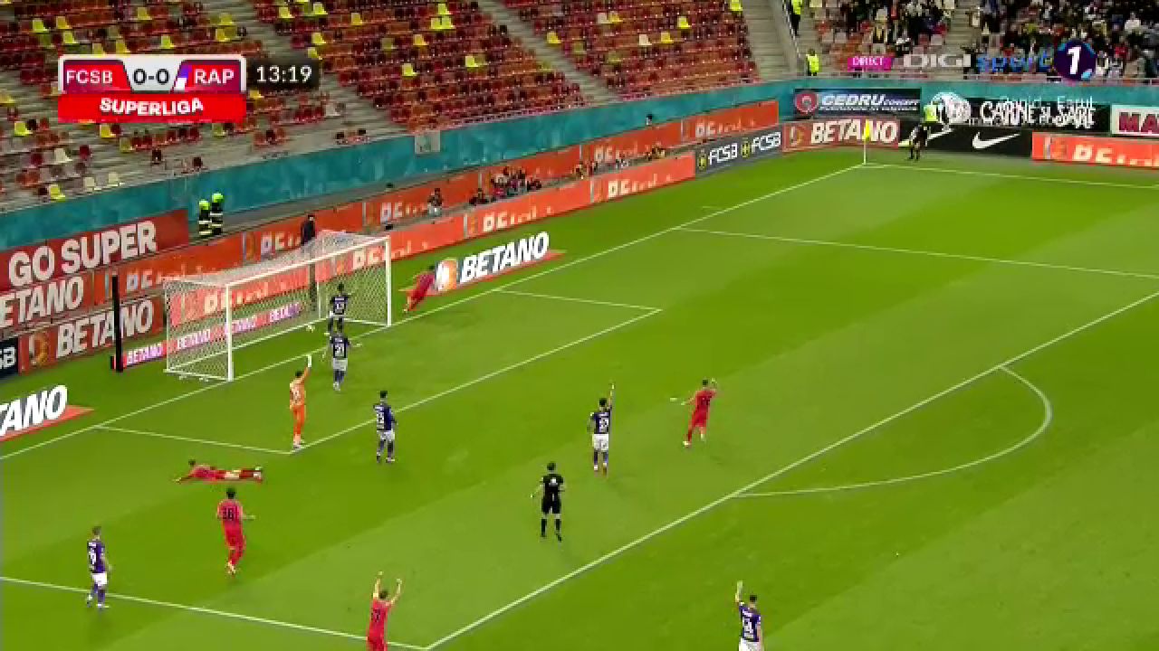 FCSB a deschis scorul în meciul cu Rapid după o gafă uriașă în defensiva giuleștenilor!_9