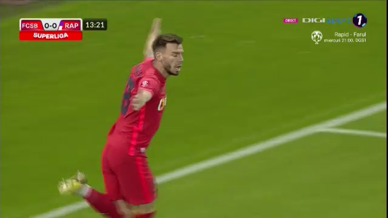 FCSB a deschis scorul în meciul cu Rapid după o gafă uriașă în defensiva giuleștenilor!_12