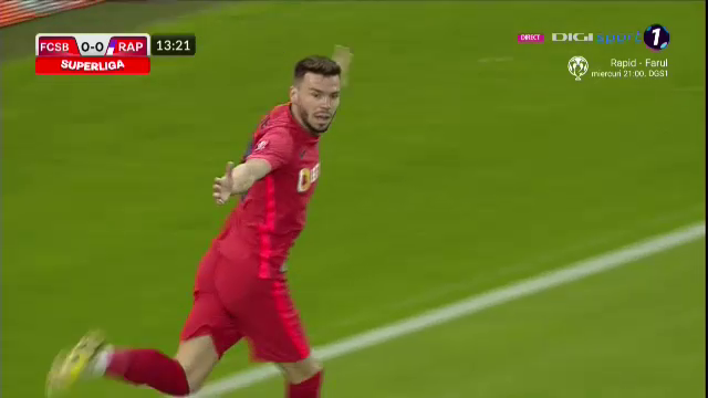 FCSB a deschis scorul în meciul cu Rapid după o gafă uriașă în defensiva giuleștenilor!_13
