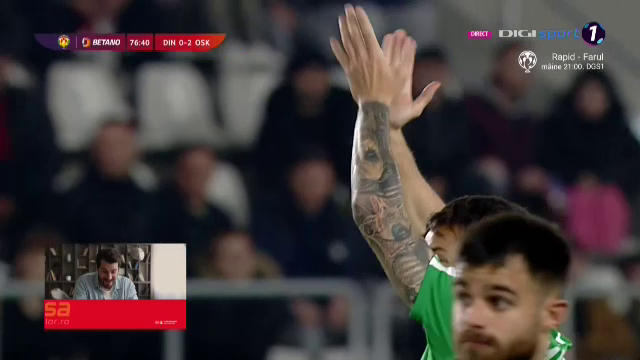 Denis Ciobotariu a întrerupt interviul pentru a le răspunde fanilor lui Dinamo: 