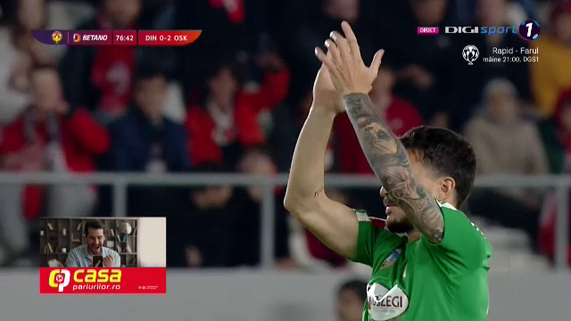 Denis Ciobotariu a întrerupt interviul pentru a le răspunde fanilor lui Dinamo: 