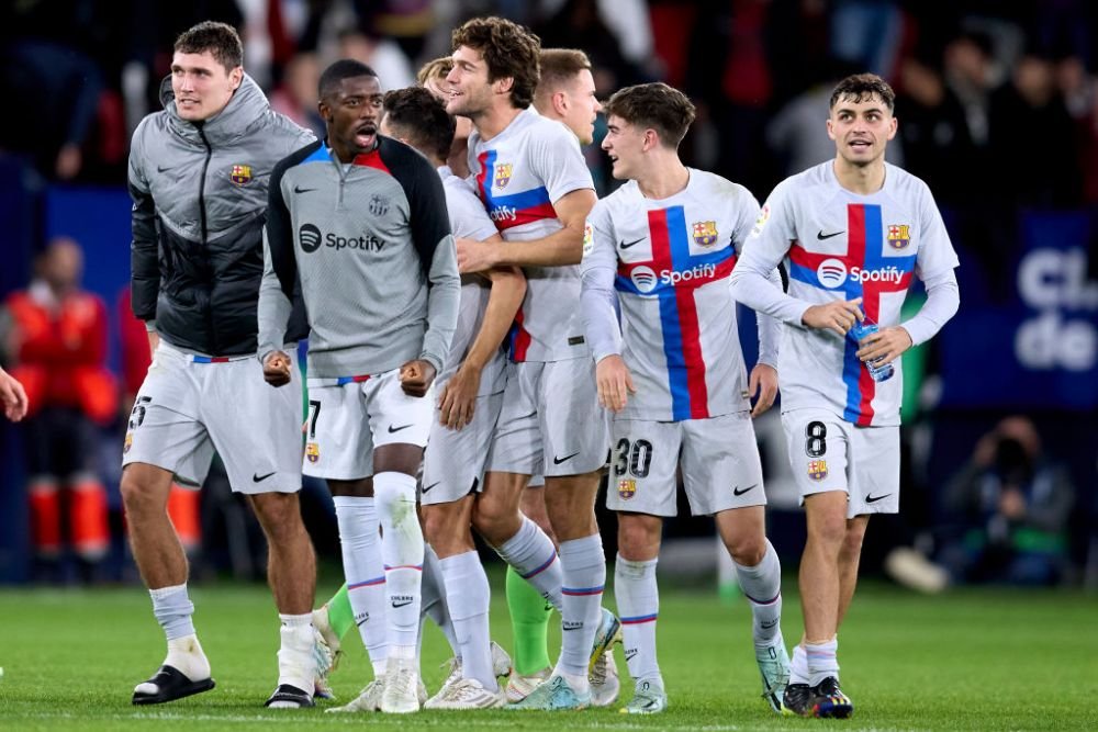 Premieră istorică pentru FC Barcelona într-un meci controversat: Lewandowski, eliminat în prima repriză! Pique a văzut cartonaș roșu la ultimul meci din carieră _12