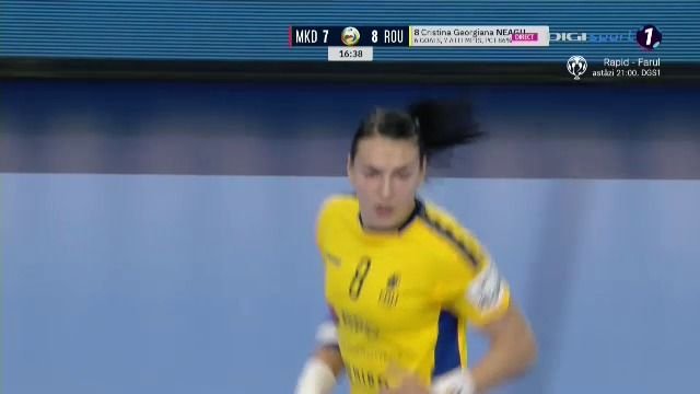 România - Macedonia de Nord 31-23. Tricolorele s-au calificat în grupele principale de la EURO. Neagu a marcat 10 goluri, Hosu a fost MVP-ul partidei de la Skopje_11
