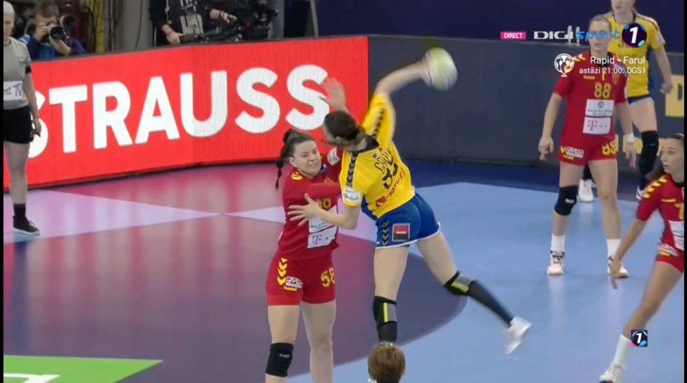 România - Macedonia de Nord 31-23. Tricolorele s-au calificat în grupele principale de la EURO. Neagu a marcat 10 goluri, Hosu a fost MVP-ul partidei de la Skopje_12
