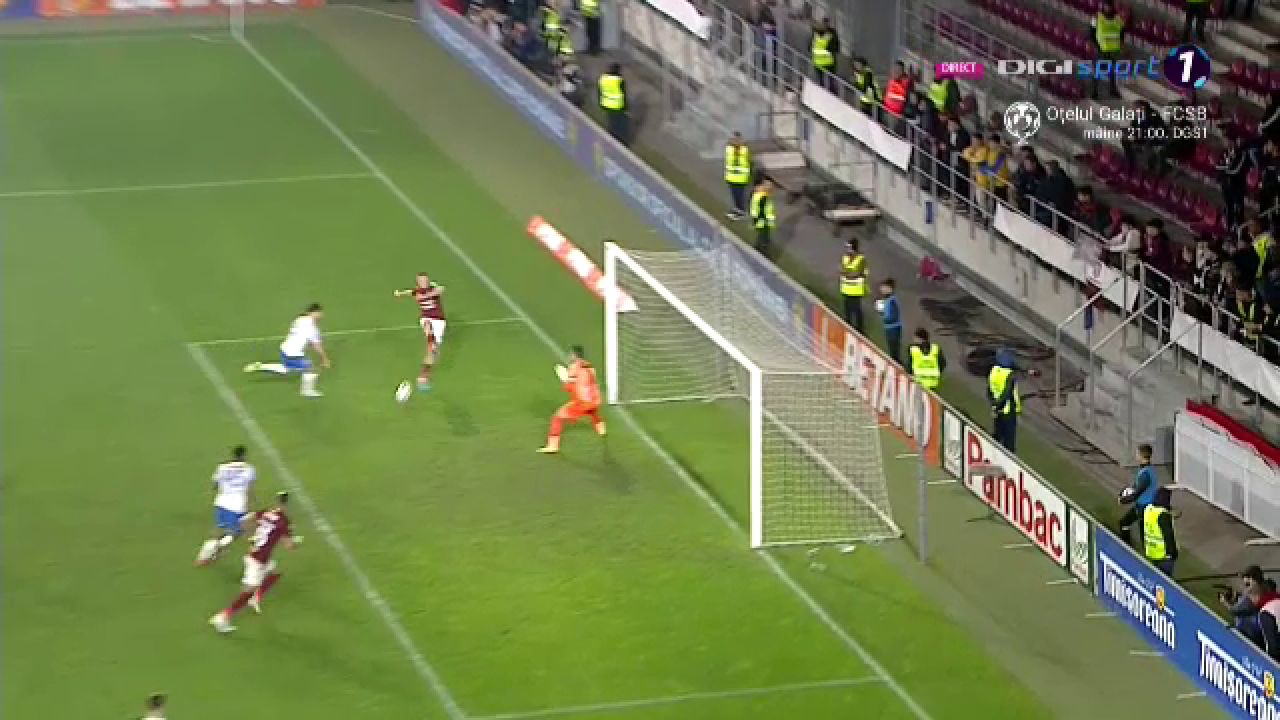 Ratare uriașă în Rapid - Farul Constanța! Dugandzic nu a putut marca din câțiva metri_11