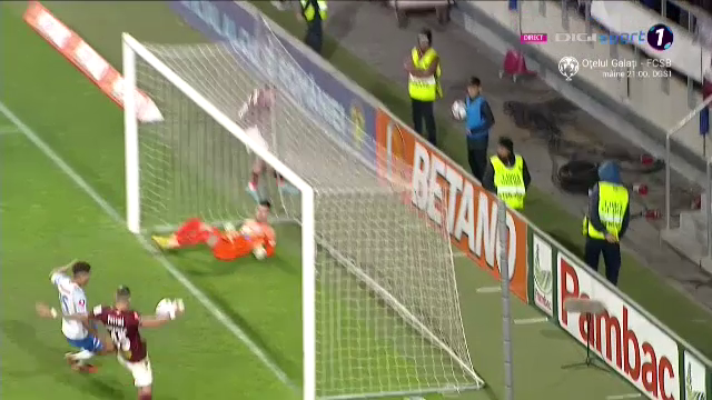 Ratare uriașă în Rapid - Farul Constanța! Dugandzic nu a putut marca din câțiva metri_13