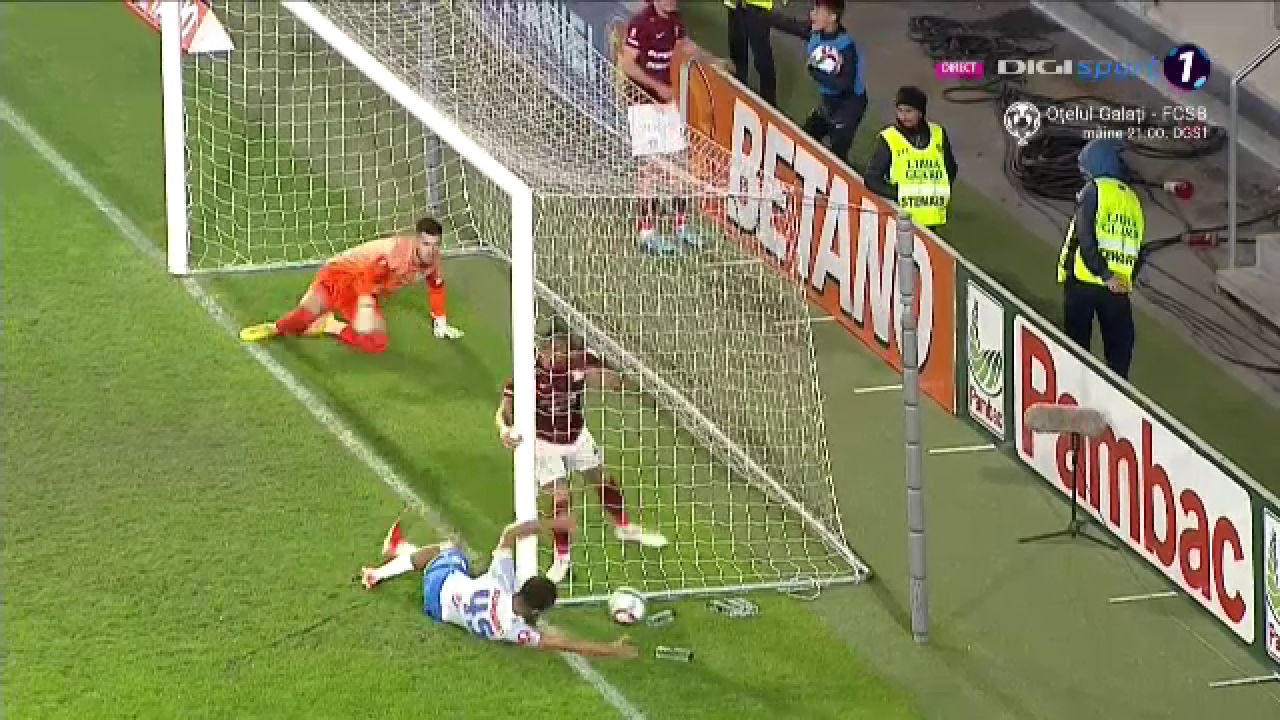 Ratare uriașă în Rapid - Farul Constanța! Dugandzic nu a putut marca din câțiva metri_16