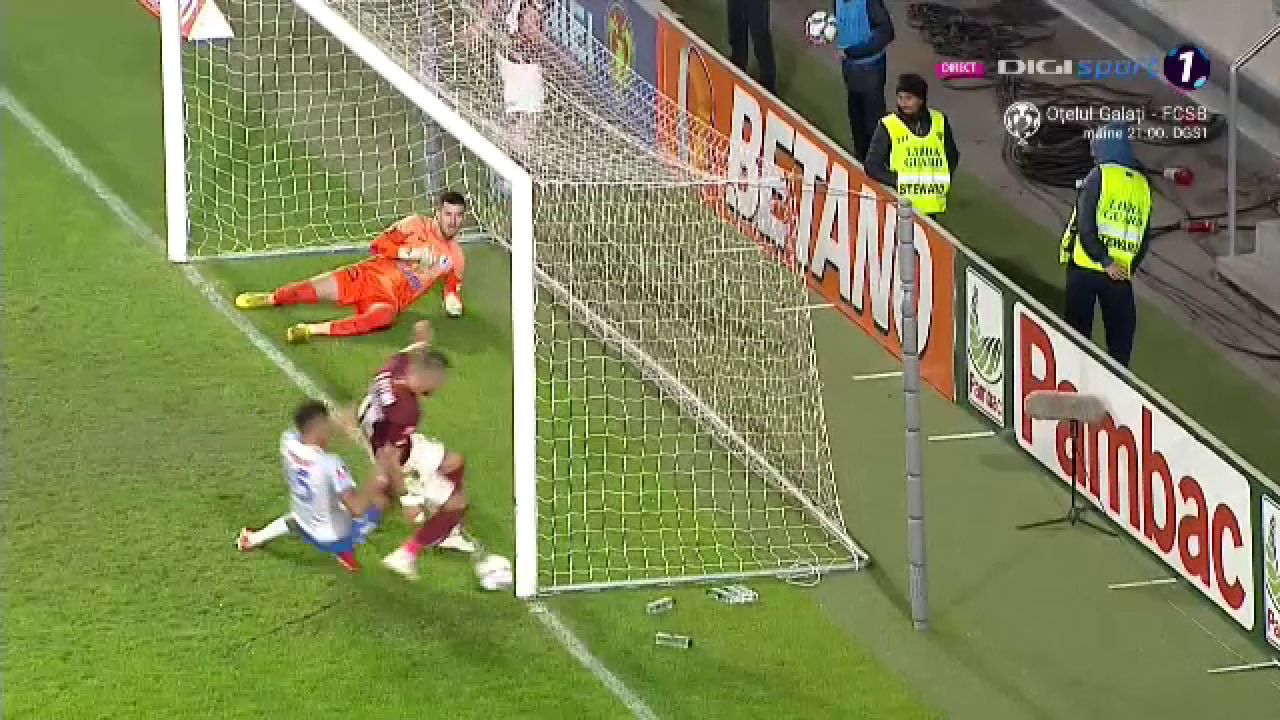 Ratare uriașă în Rapid - Farul Constanța! Dugandzic nu a putut marca din câțiva metri_18