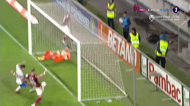 Ratare uriașă în Rapid - Farul Constanța! Dugandzic nu a putut marca din câțiva metri_19