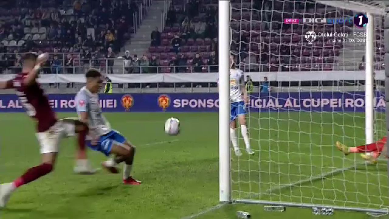 Ratare uriașă în Rapid - Farul Constanța! Dugandzic nu a putut marca din câțiva metri_20