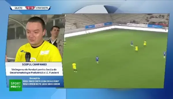 Sorin Paraschiv, gol a la Hagi în Galactici vs Extratereștri